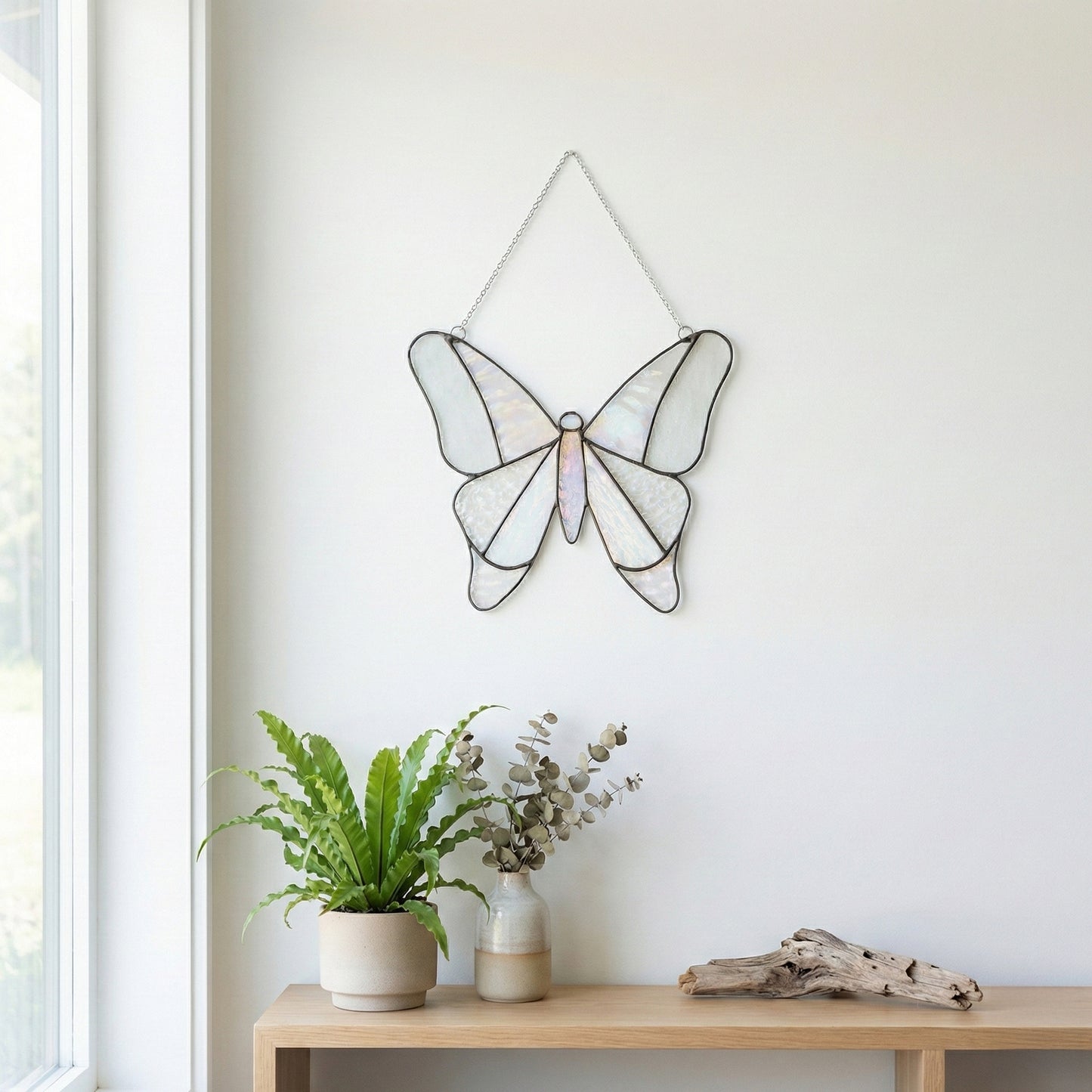 Simple Stained Glass Butterfly Pattern