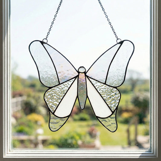 Simple Stained Glass Butterfly Pattern