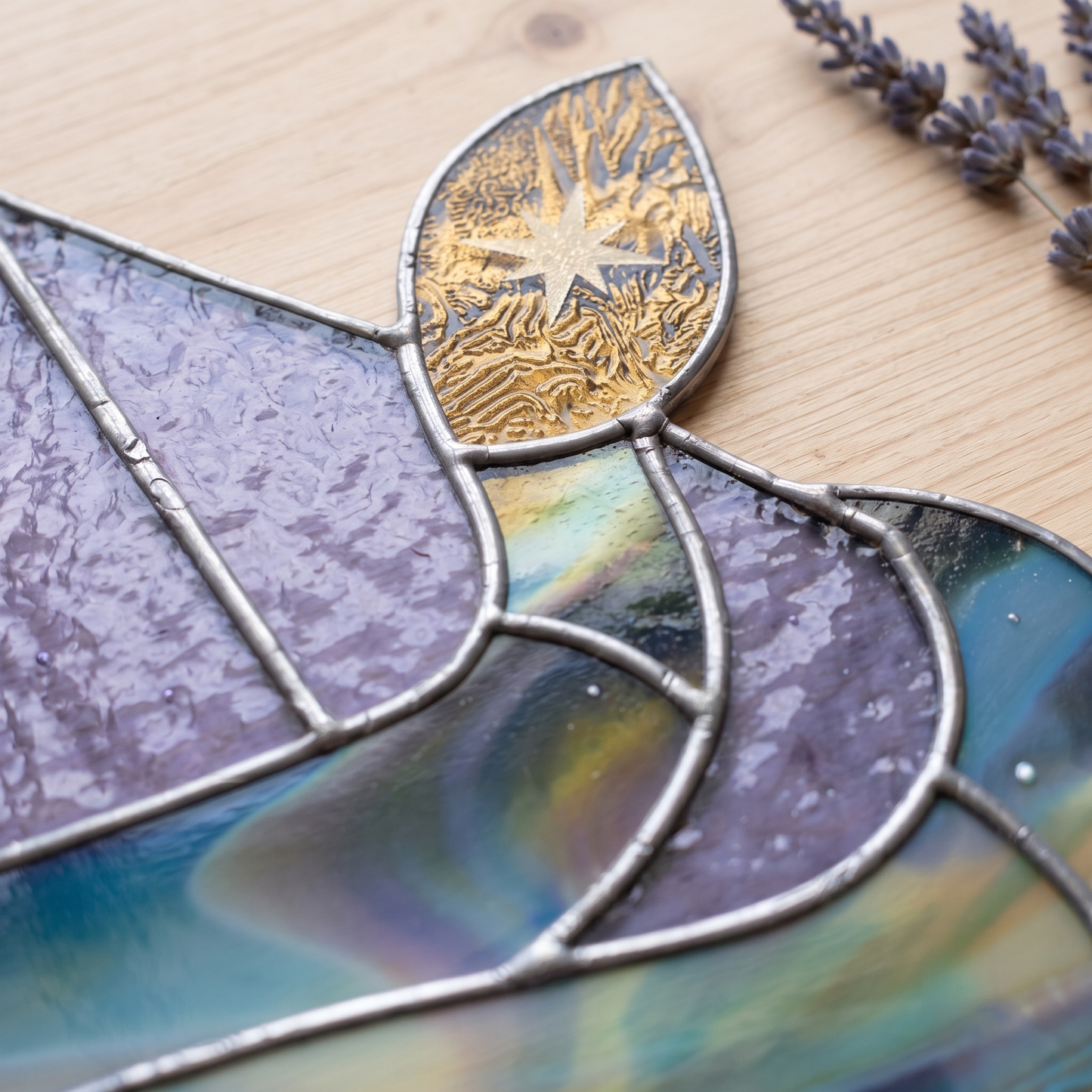 Snake Stained Glass Pattern Rain Drop