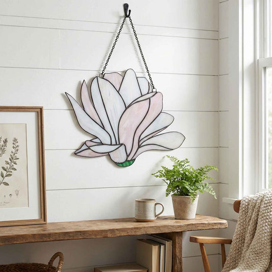 Big Flora Giant Stained Glass Snowdrop Pattern PDF & PNG
