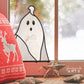 Spooked Ghost Buddy Halloween Stained Glass Pattern