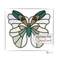 Spring Moth Stained Glass Pattern
