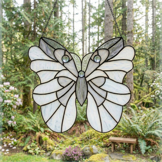 Spring Moth Stained Glass Pattern