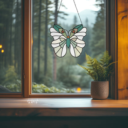 Spring Moth Stained Glass Pattern