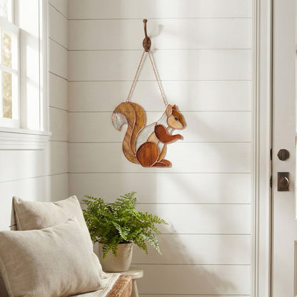 Squirrel Suncatcher Pattern PDF & PNG