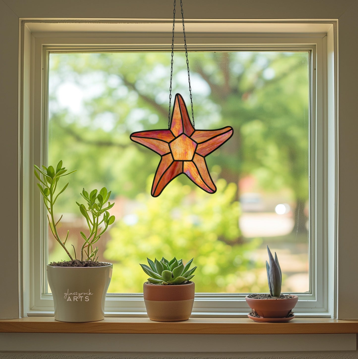 Starfish Stained Glass Pattern