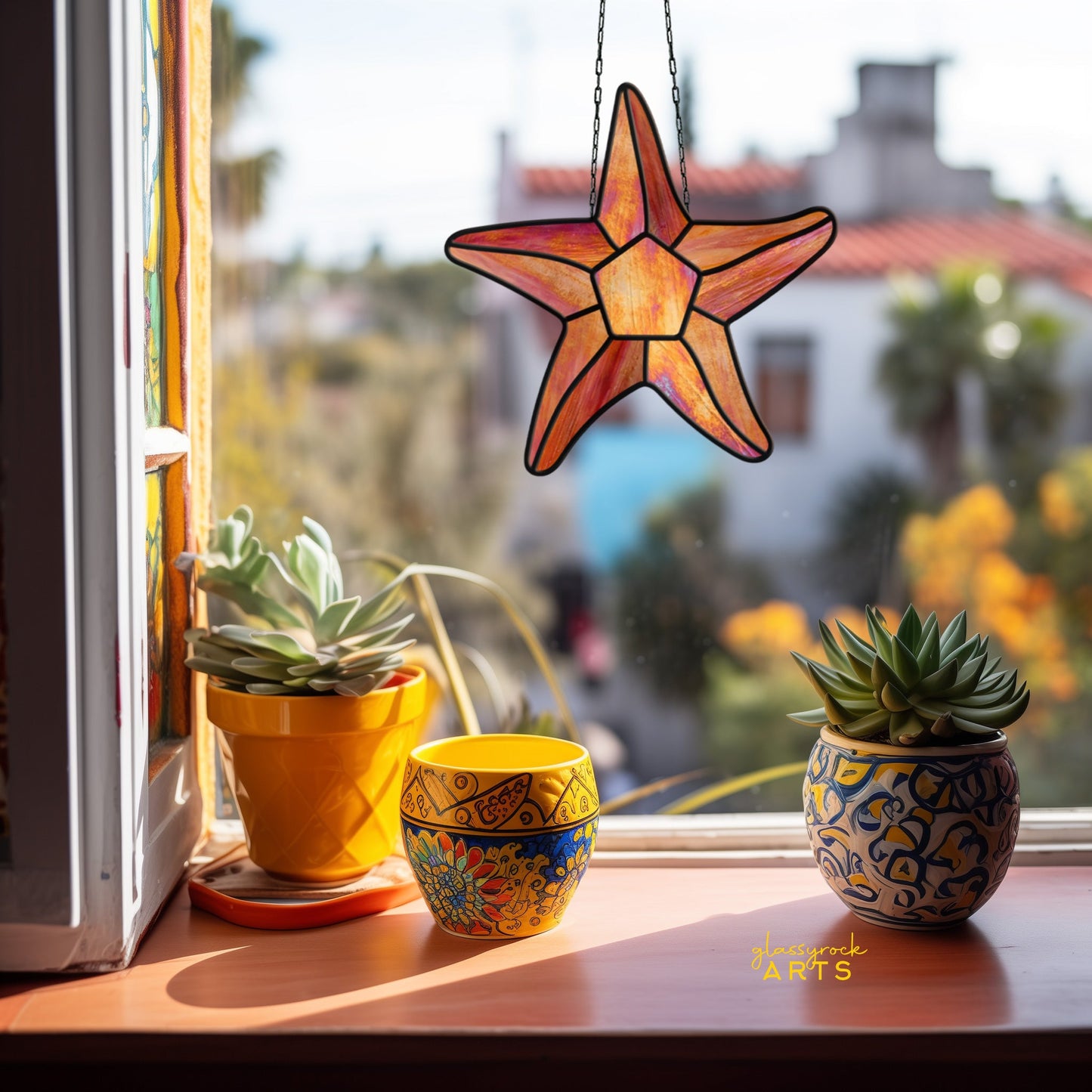 Starfish Stained Glass Pattern