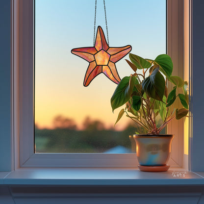 Starfish Stained Glass Pattern