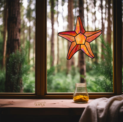 Starfish Stained Glass Pattern