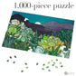 Stained Glass Succulent Garden Jigsaw Puzzle - Free Shipping