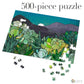 Stained Glass Succulent Garden Jigsaw Puzzle - Free Shipping