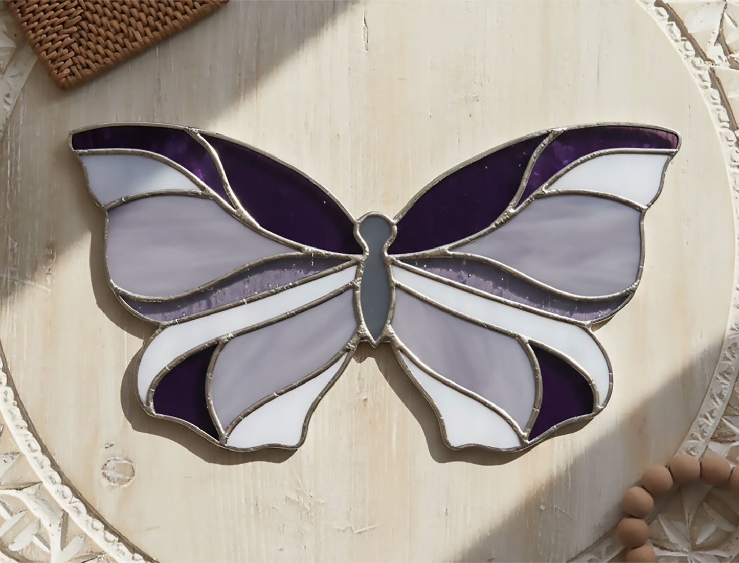 Sweet Butterfly Stained Glass Pattern