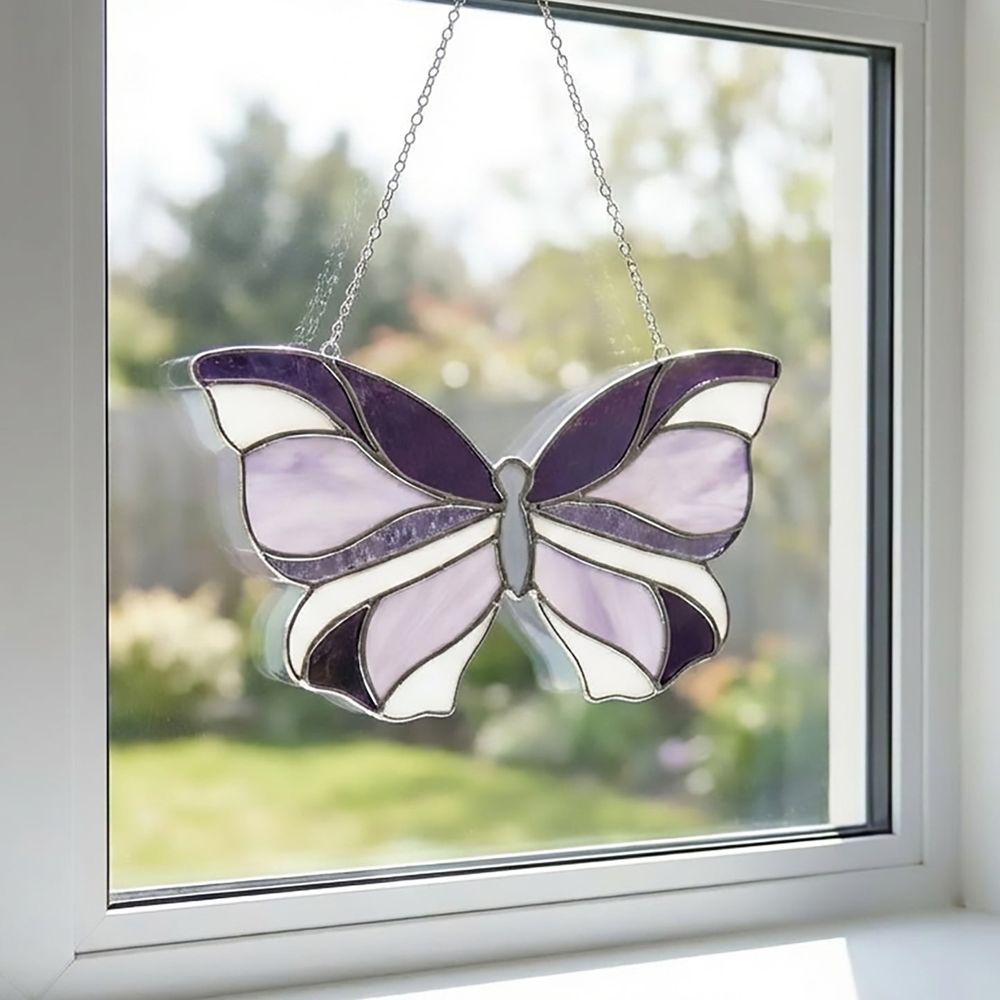 Sweet Butterfly Stained Glass Pattern