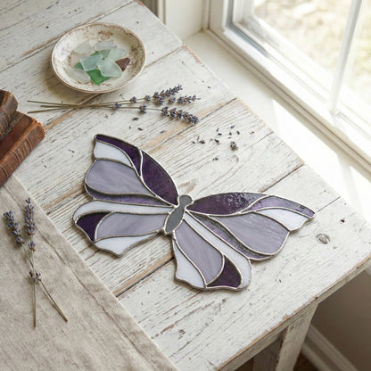 Sweet Butterfly Stained Glass Pattern