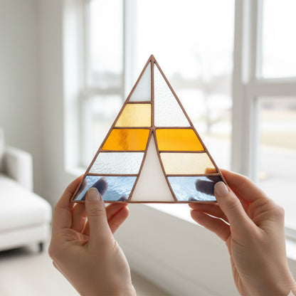 Camping Tent Stained Glass Pattern and PNG