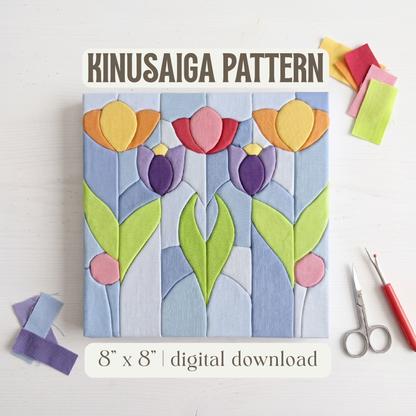 Prairie Tulips Kinusaiga Pattern