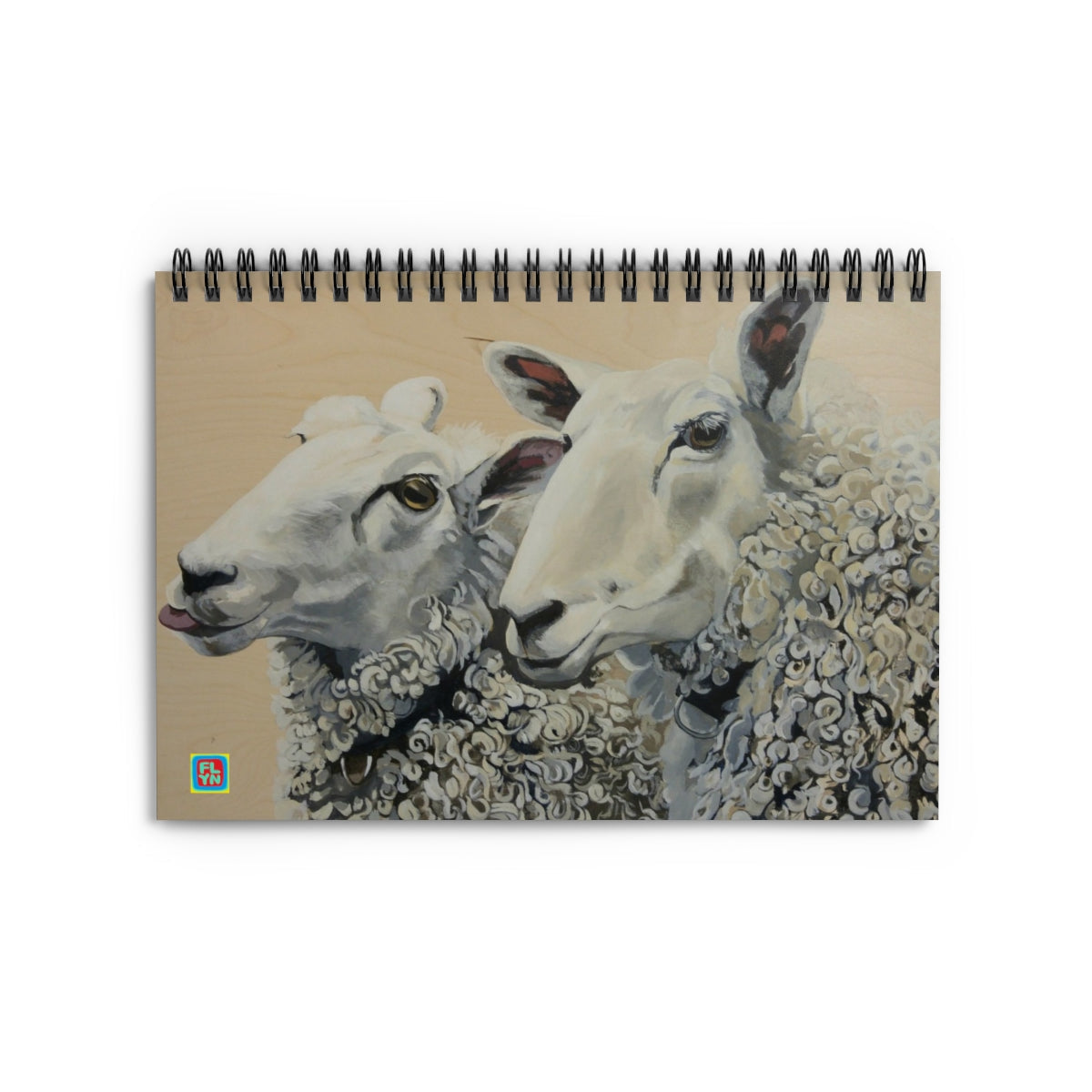 Two Sheep Notebook - from FLYNhats