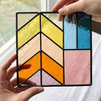 Minimalist Beginner Stained Glass Pattern