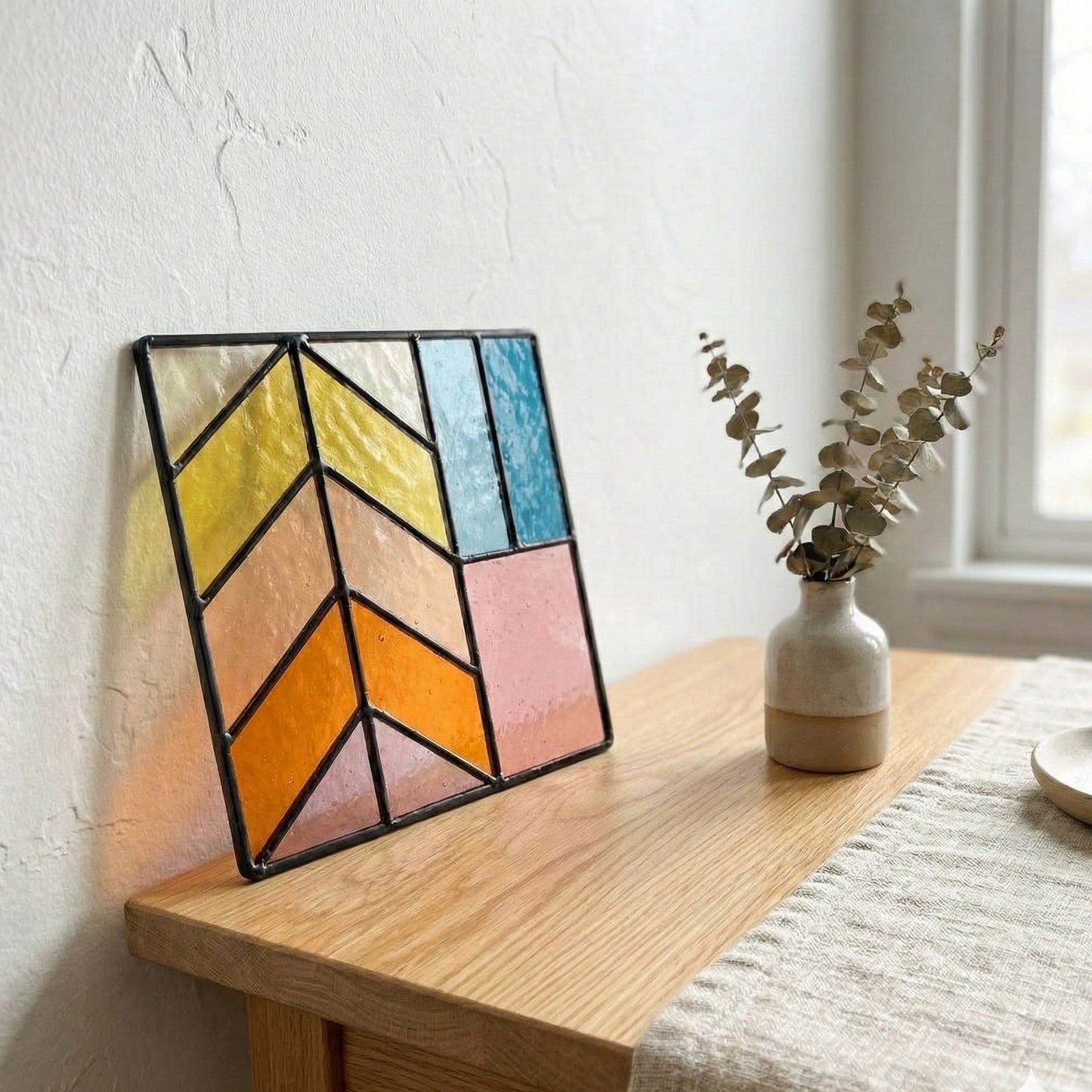 Minimalist Beginner Stained Glass Pattern