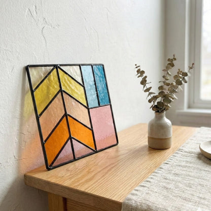 Minimalist Beginner Stained Glass Pattern