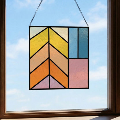 Minimalist Beginner Stained Glass Pattern