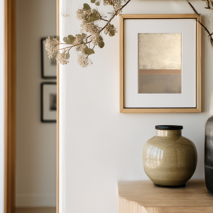 Printable Wabi Sabi Serene Neutral Landscape Art Print