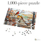 Stained Glass Birds Jigsaw Puzzle - Winter - Free Shipping
