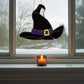 Witch Hat Halloween Stained Glass Pattern