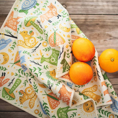 Woodland Friends Kitchen & Tea Towel - Kitchen Towels from Trek Light