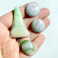 Handmade Stained Glass Cabochons - Rainbow Glass
