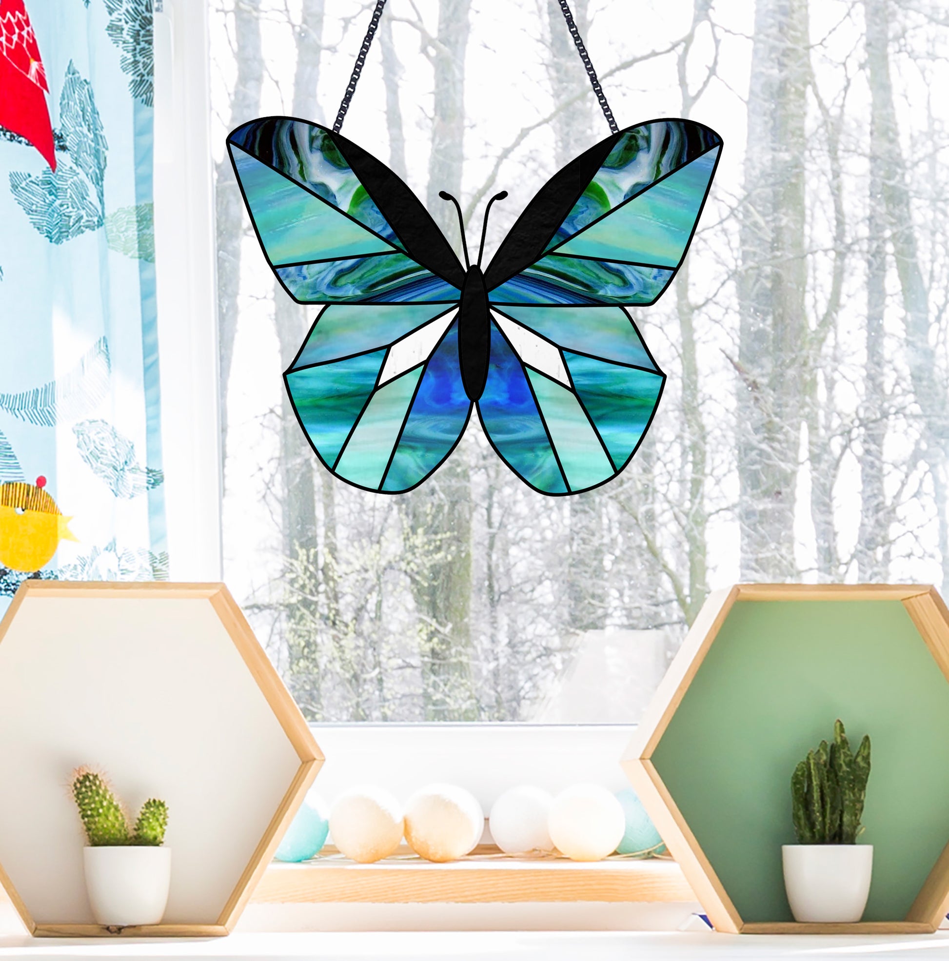 Butterfly Plant Micro Landscape Decoration - Glass - 3 Patterns