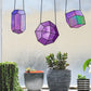 Geometric Crystals & Gems Beginner Stained Glass Patterns Pack of 4