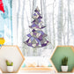 Modern Stained Glass Christmas Tree Pattern