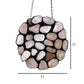 Rose Quartz Artwork Suncatcher - Tiffany Method Quartz Artwork