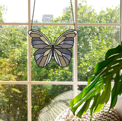 A picture of the Butterfly Stained Glass Pattern from GlassyRock Arts. 