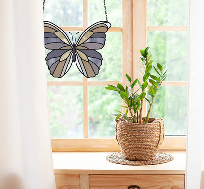 A picture of the Butterfly Stained Glass Pattern from GlassyRock Arts. 