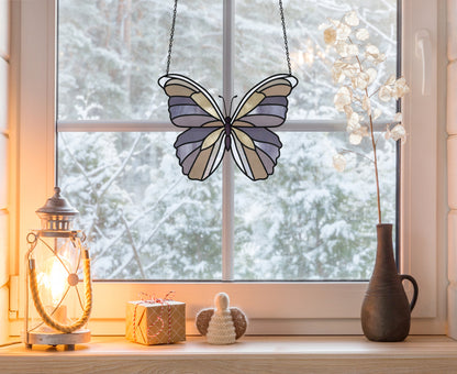 A picture of the Butterfly Stained Glass Pattern from GlassyRock Arts. 