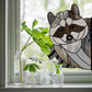 Racoon Buddy Stained Glass Pattern