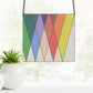 Square Geometric Stained Glass Pattern