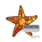 Starfish Stained Glass Pattern