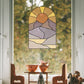 Boho Landscape Stained Glass Pattern